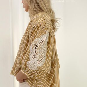 Blusa Rayas Bordados