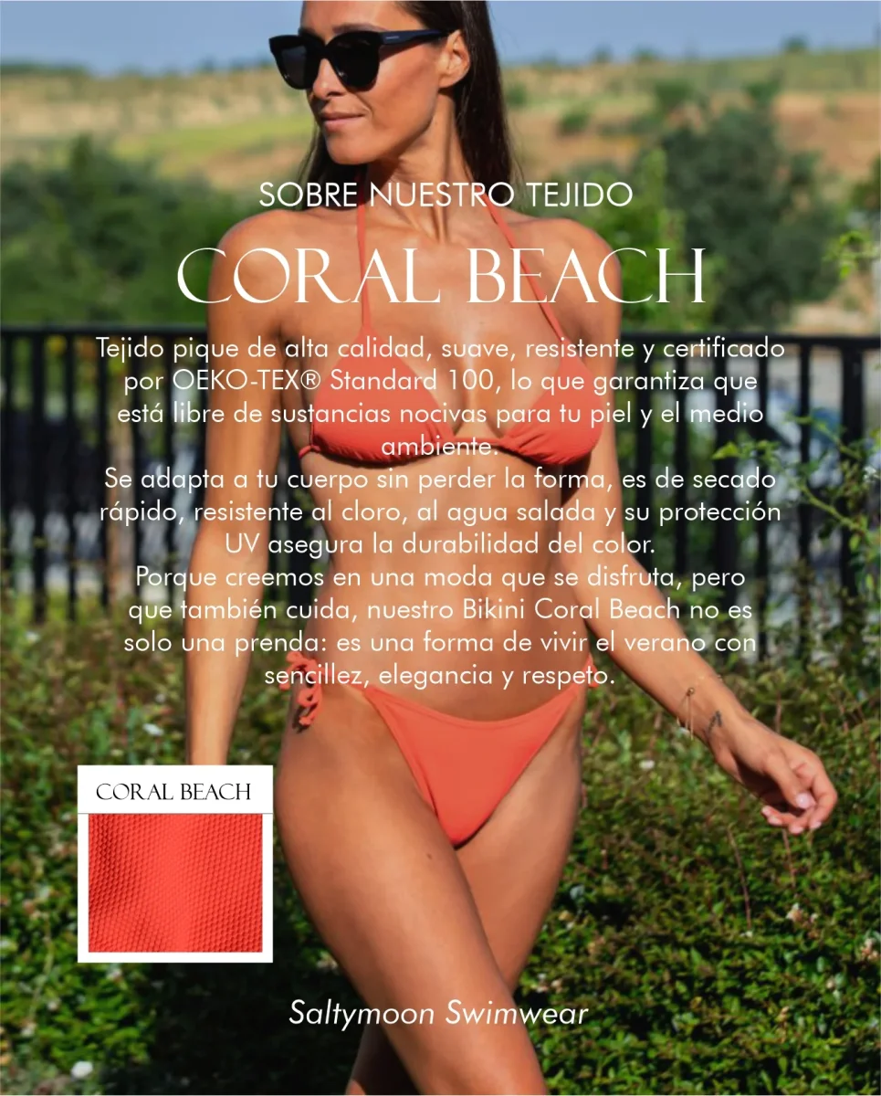 Bikini Amalfi Coral Beach (Tejido Piqué) - Imagen 6
